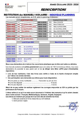 formalités réinscriptions 5ème, 4ème, 3ème-2025.2026=nouveau planning suite à Grève du Jeudi 19 juin 2025.jpg